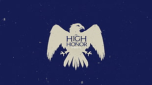 High Honor logo, Game of Thrones, sigils, House Arryn HD wallpaper