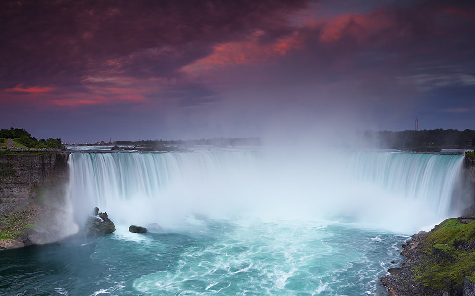 waterfalls, nature, waterfall, HDR, Niagara Falls HD wallpaper