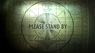 Fallout 3, test patterns, Fallout, vintage HD wallpaper