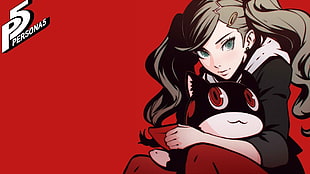 Persona 5 character digital wallpaper, Persona 5, Morgana, Anne Takamaki
