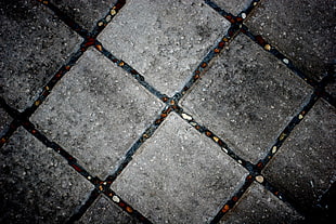 gray floor tile lot, architecture, tiles