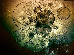 Crescent moon illustration, abstract, artwork, circle
