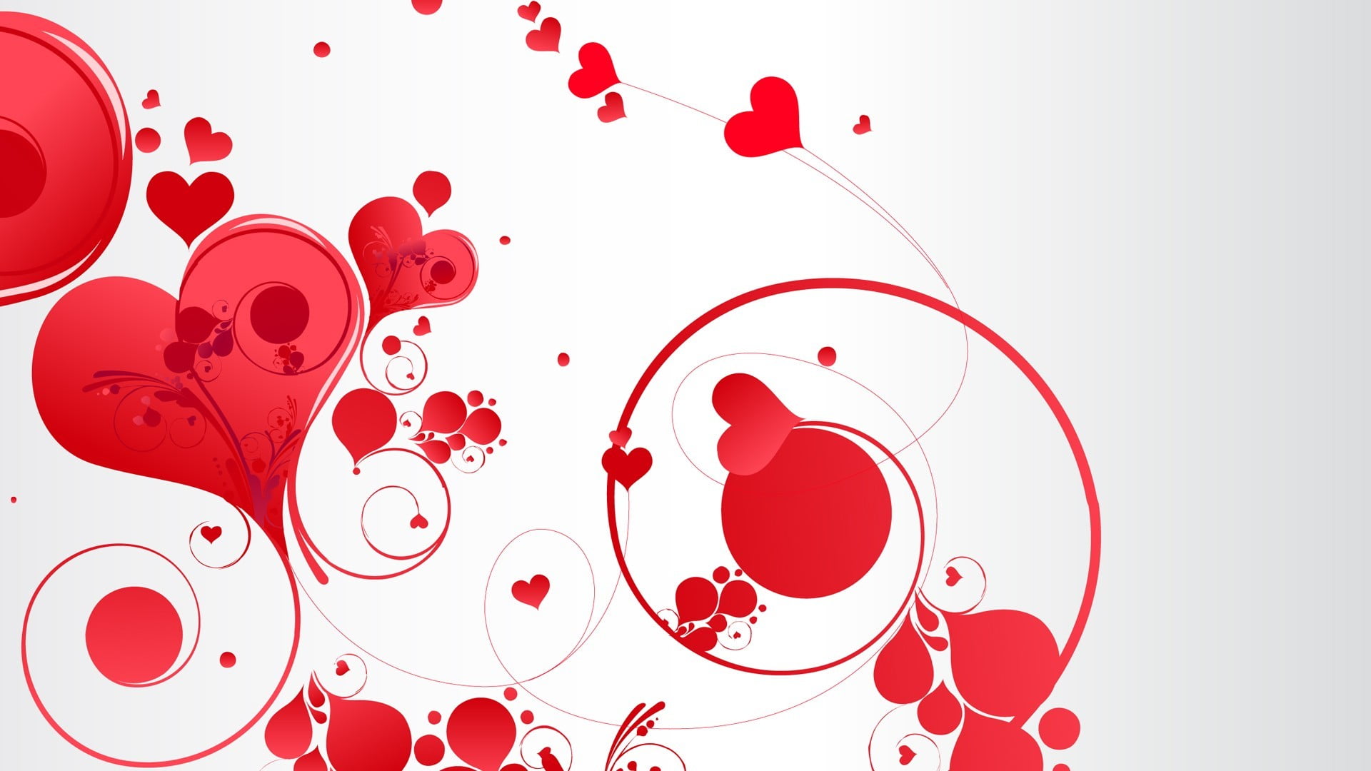 Abstract Romantic Red White Hearts Background White Heart Background Images