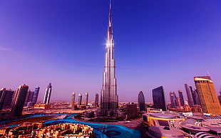 Burj Khalifa, Dubai, Burj Khalifa, Dubai, cityscape, building
