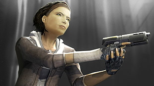 game character wallpaper, Half-Life, Alyx Vance, video games, Half-Life 2