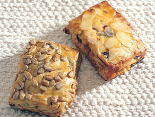 pastry with nuts on top