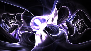 purple and black wall paper