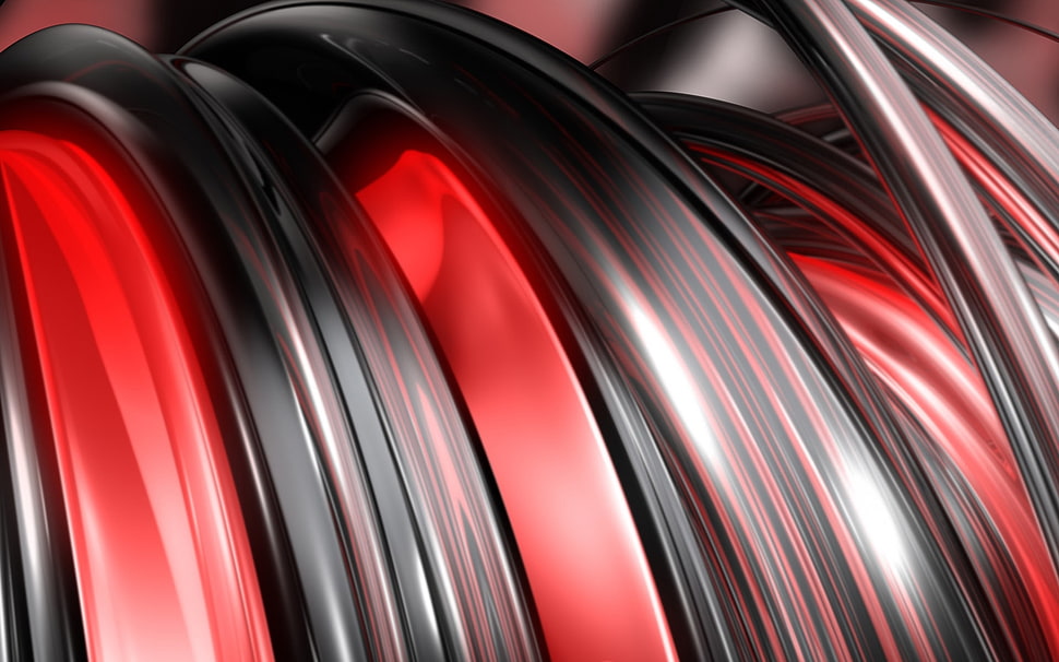 red and black illustration HD wallpaper