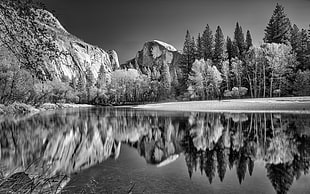 body of water, nature, mountains, landscape, river HD wallpaper