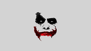 The Joker face painting illustration