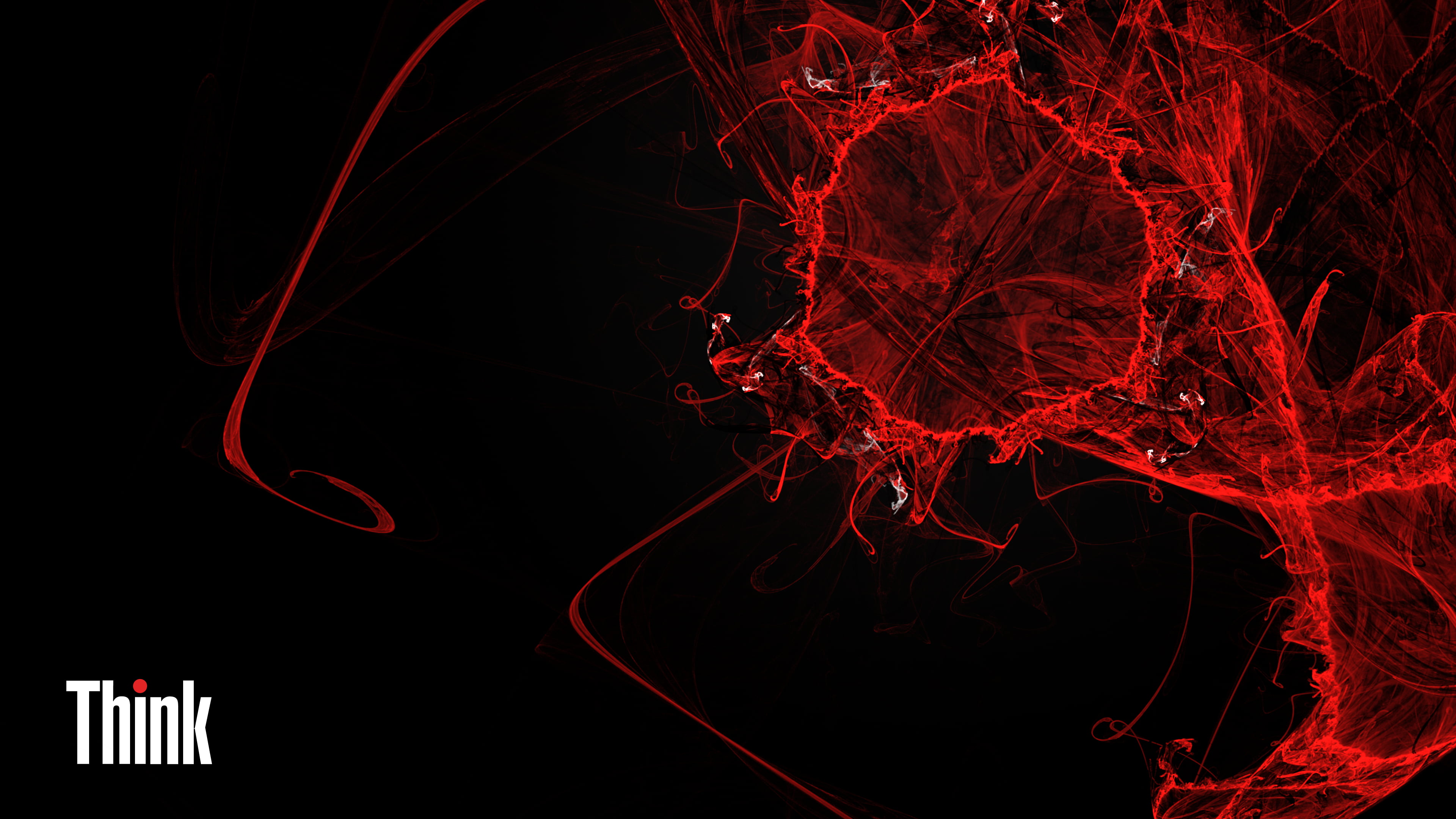 Lenovo Thinkpad digital wallpaper, 3D fractal, Apophysis, ThinkPad, unofficial