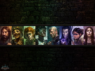assorted characters poster, Pillars of Eternity, RPG