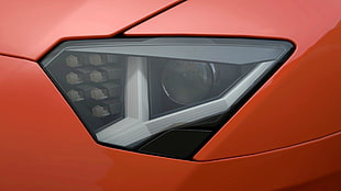 unpaired vehicle headlight, car