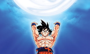 Son Goku Ultra Energy Ball HD wallpaper