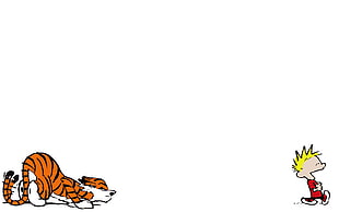 Calvin and Hobbes digital wallpaper, Calvin and Hobbes, comics