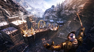 game wallpaper, video games, orcs, Middle-Earth: Shadow of War HD wallpaper