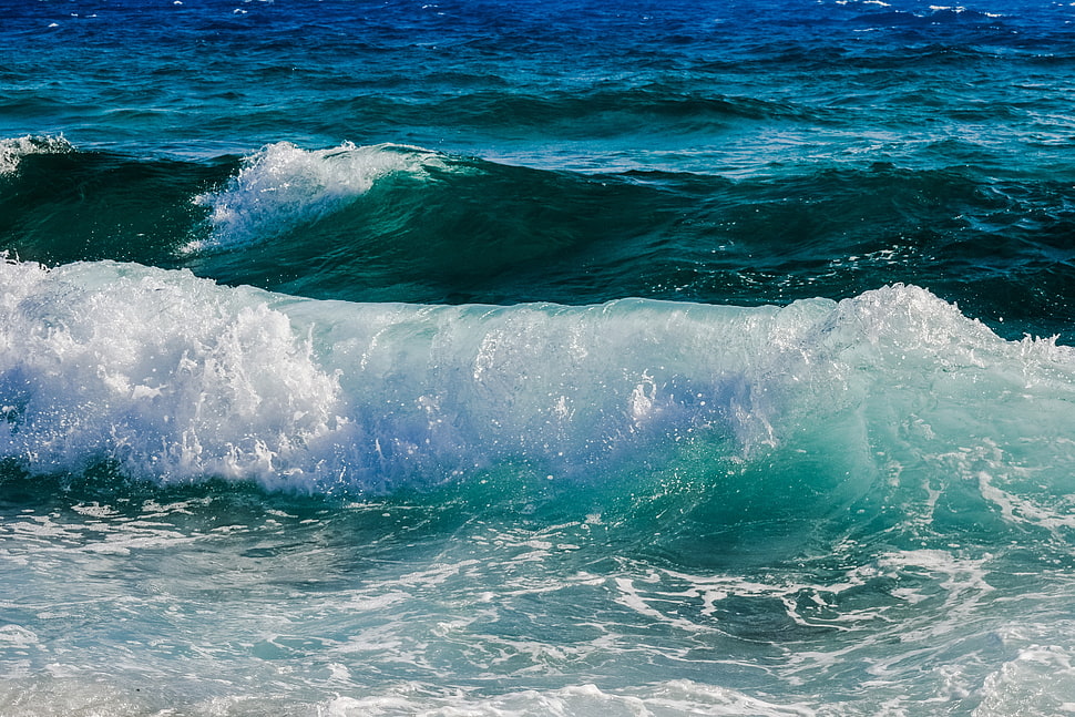 body of water, Sea, Foam, Surf HD wallpaper