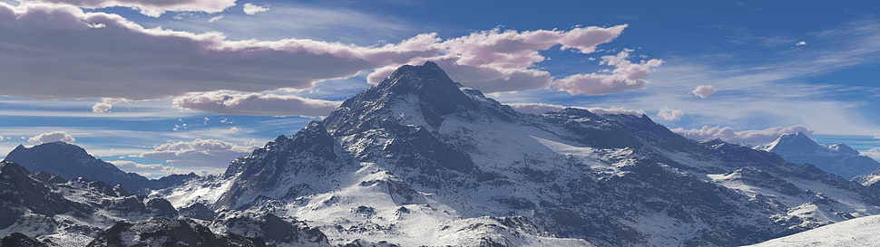 selective photography of white mountain HD wallpaper
