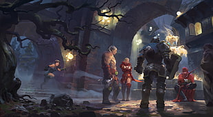 videogame screenshot, fantasy art