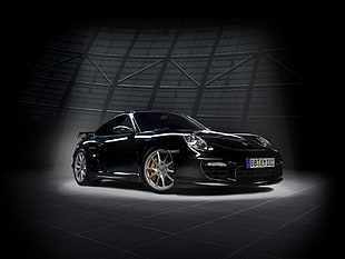 black Porsche Carrera coupe, car, Porsche, GT2
