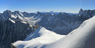 landscape photography og snow alps HD wallpaper