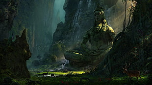 Gautama Buddha poster HD wallpaper