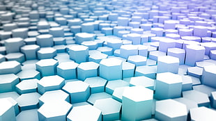 octagon shape mosaic wallpaper, abstract, hexagon