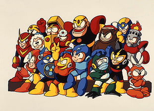 Rockman illustration, Mega Man