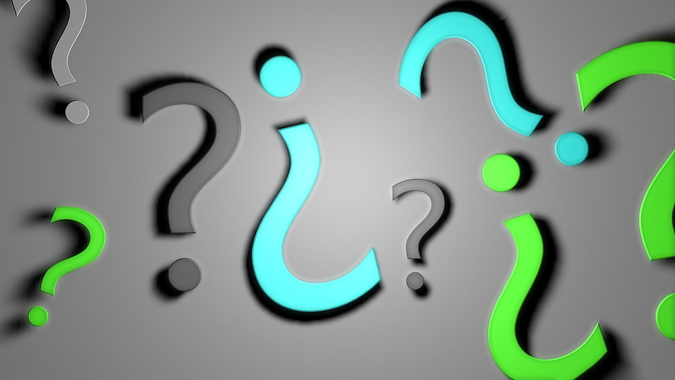 Question marks HD wallpaper