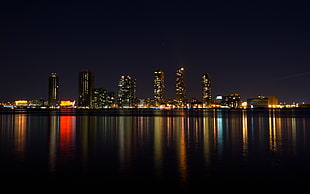 city at night photo, york HD wallpaper