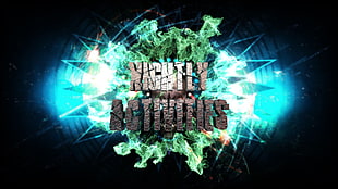 Nightly Activities logo, dubstep,  Nightcore, digital art