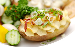 potato dish HD wallpaper
