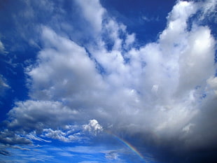 columbus cloud high-saturated photography HD wallpaper