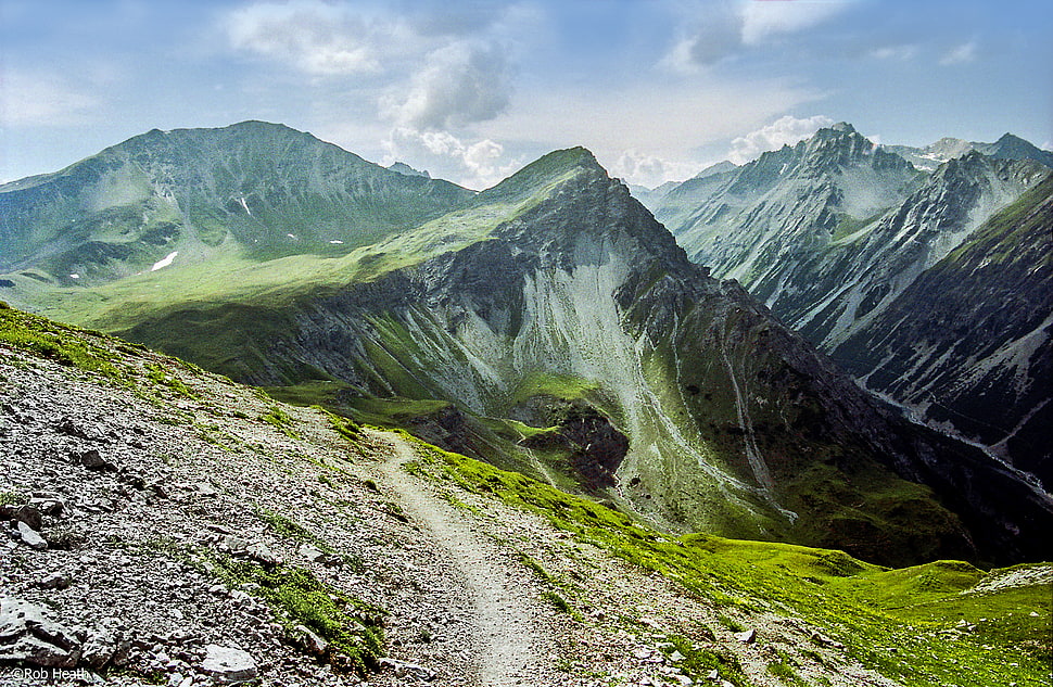 mountain range scenery, arosa HD wallpaper
