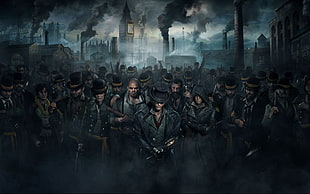 people with tap hats illustration, video games, Assassin's Creed Syndicate HD wallpaper