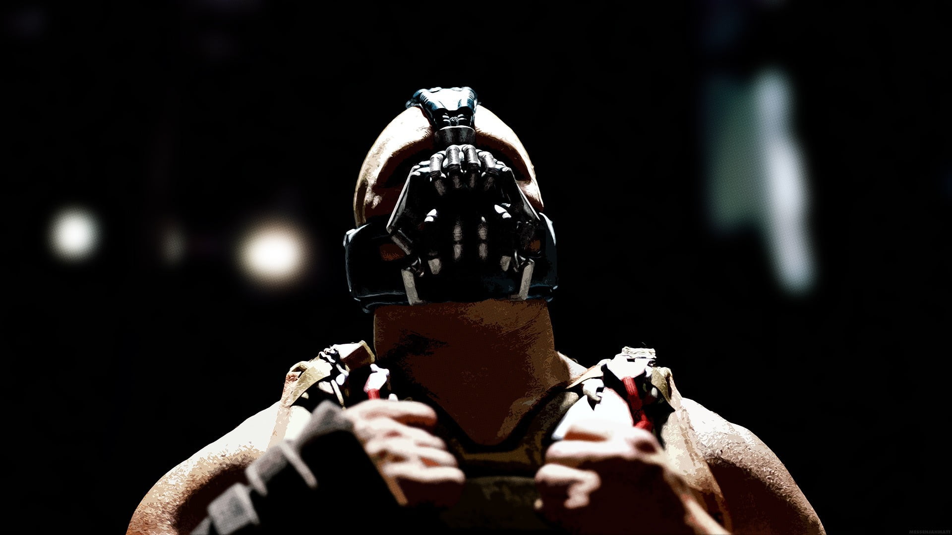 Bane from Batman, movies, The Dark Knight Rises, Bane, MessenjahMatt