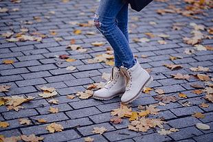 Shoes,  Legs,  Jeans,  Autumn HD wallpaper