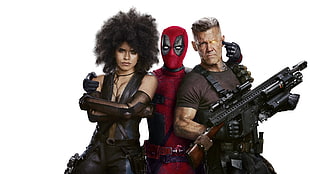 Deadpool characters, Deadpool 2, Zazie Beetz, Ryan Reynolds HD wallpaper