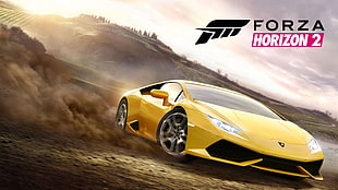 Forza Horizon 2 digital wallpaper, 8k, forest, car, Forza Horizon 2 HD wallpaper