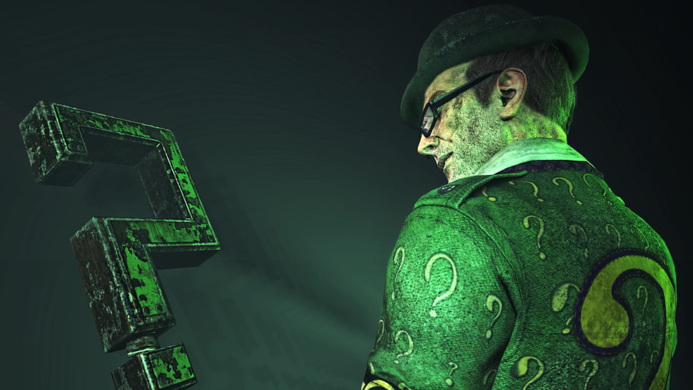 DC Riddler digital wallpaper, The Riddler HD wallpaper