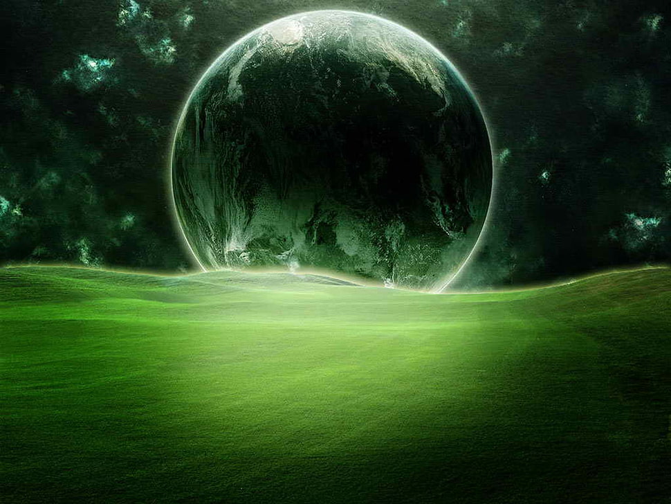 game digital wallpaper, space art HD wallpaper