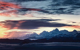 landscape photography of highlands HD wallpaper