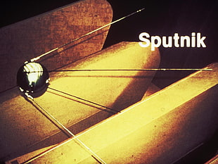 anime, sputnik, space, satellite HD wallpaper