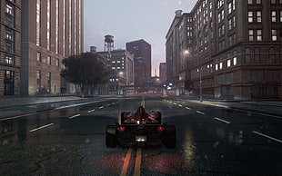 racing game screenshot, Need for Speed, car, street, m1