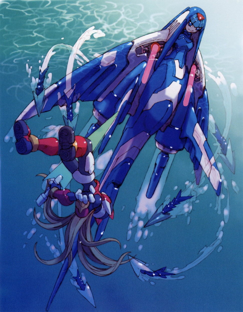 female anime character photo, Mega Man, Megaman Zero HD wallpaper