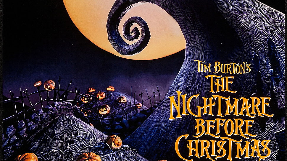 The Nightmare Before Christmas by Tim Burton's cover, The Nightmare Before Christmas, Tim Burton, claymation, pumpkin HD wallpaper