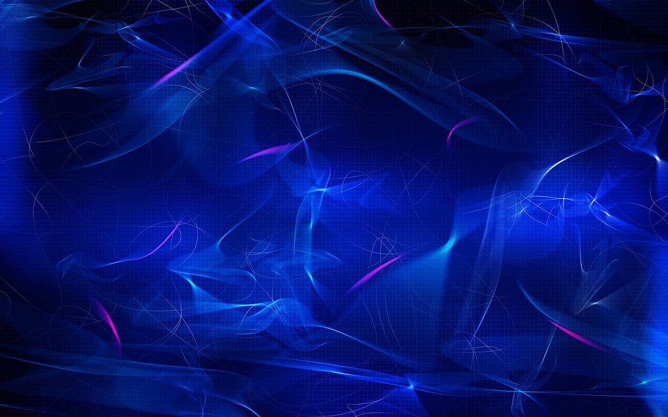 blue and black LED Light HD wallpaper