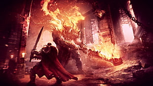 swordsman digital wallpaper, Lords of the Fallen, fantasy art, warrior, video games