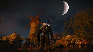 The Witcher 3 Wildhunt Geralt digital wallpaper