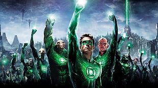 Green Lantern illustration, Green Lantern HD wallpaper